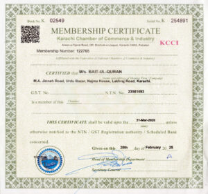 KCCI CERTIFICATE-BQ-01